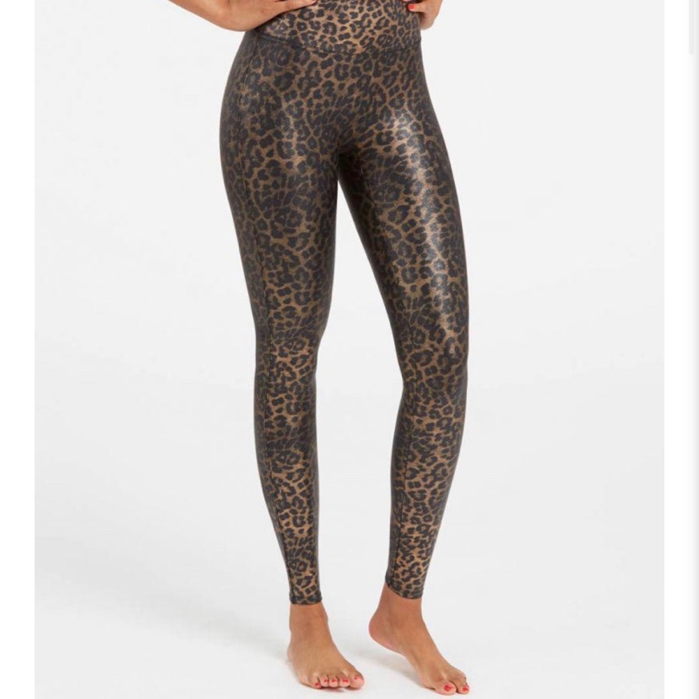 Spanx Leopard Shine Leggings ⚡️